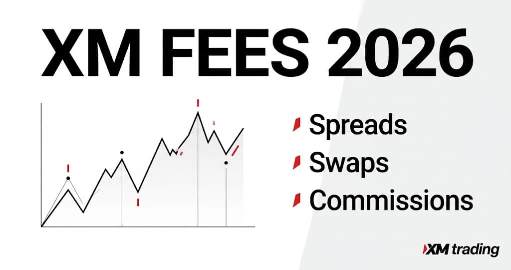 XM fees guide showing spreads, swaps, commissions and funding costs